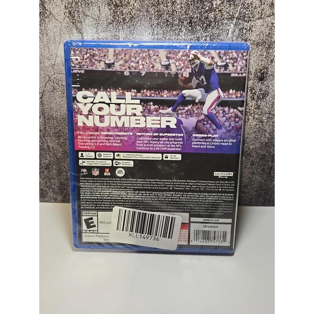 Madden NFL 24 - Sony PlayStation 5, New-Sealed, Rated E, (166)